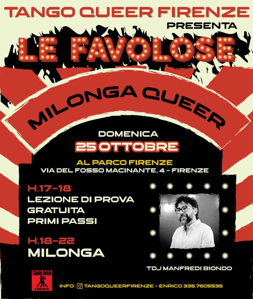 Le Favolose' Milonga Queer Tj Manfredi Biondo