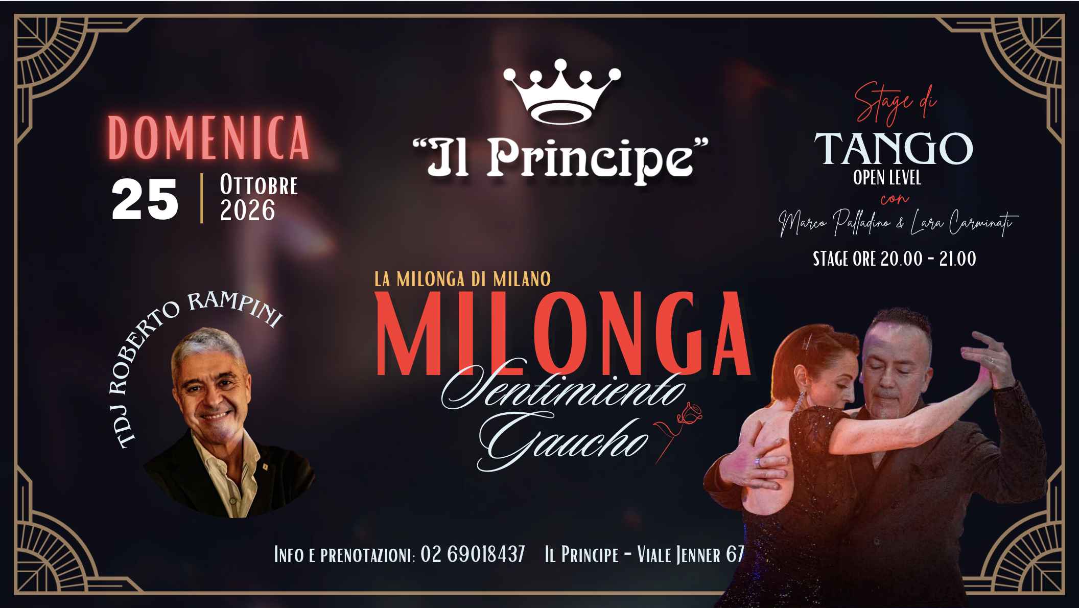 Il Principe - Milonga " Sentimiento Gaucho" - Stage Palladino Y Carminati - Tdj Rampini