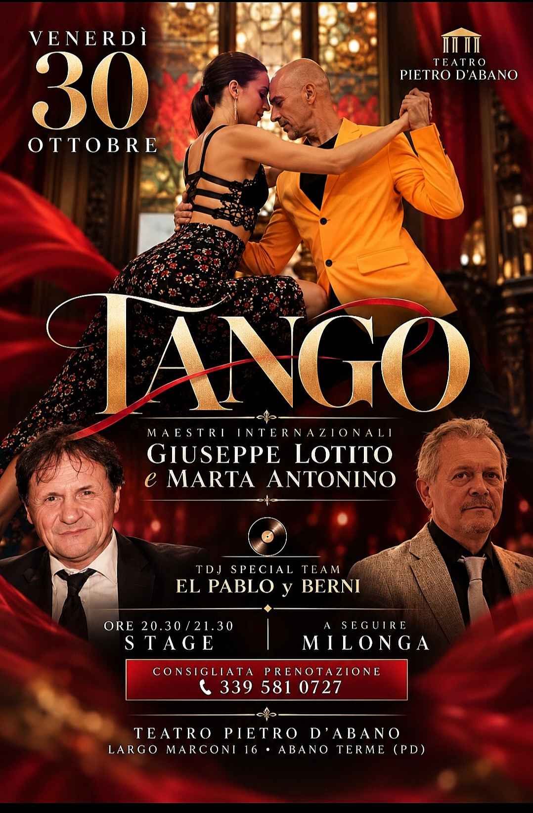 Tango A Teatro Pietro D'abano