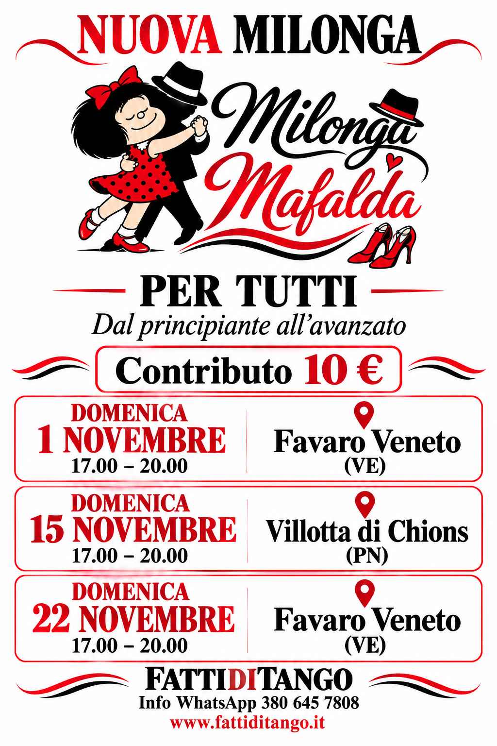Mafalda la milonga per tutti. Dal principiante all'avanzato.