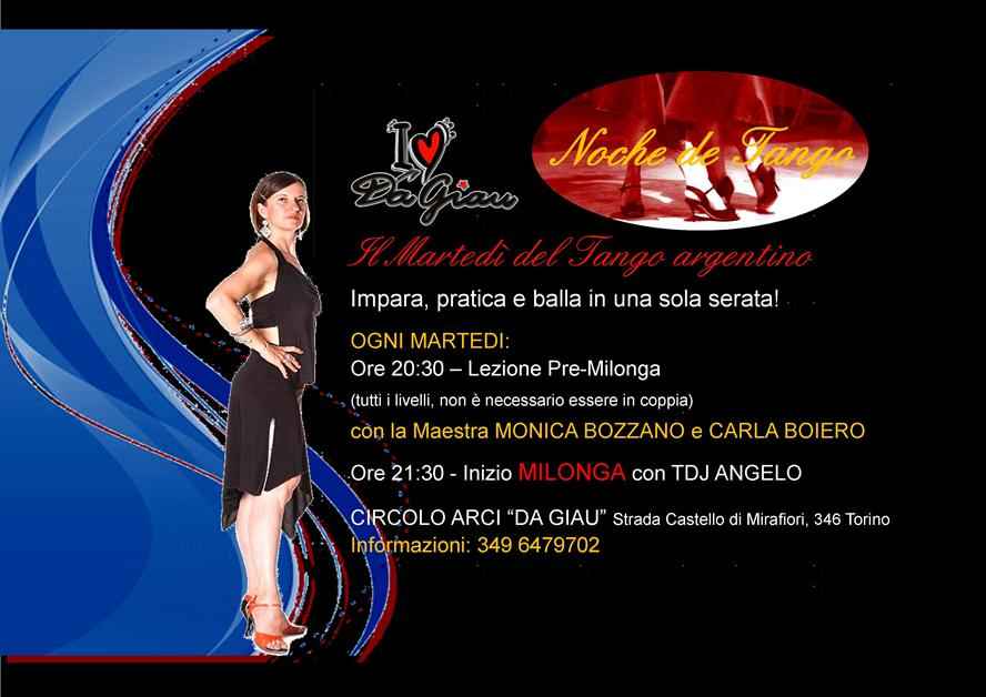 Noche de Tango al Da Giau - Il Martedì del Tango Argentino a Torino - Impara, pratica e balla !!