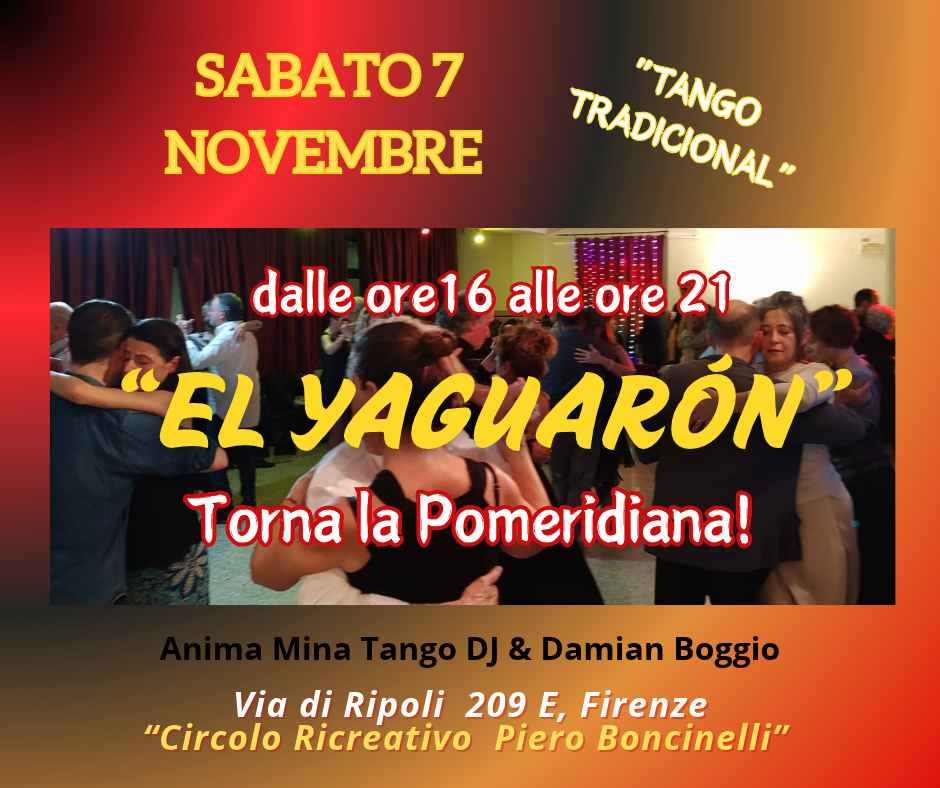 Torna El Yaguarón- Tango tradicional!