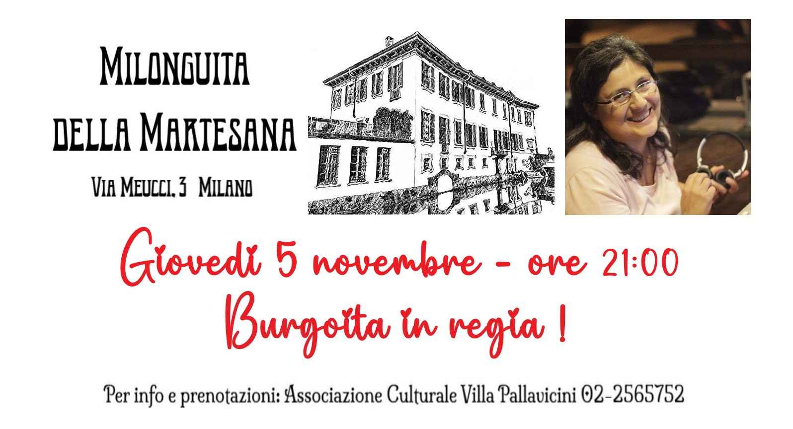 Milonguita della Martesana con Burgoita in regia
