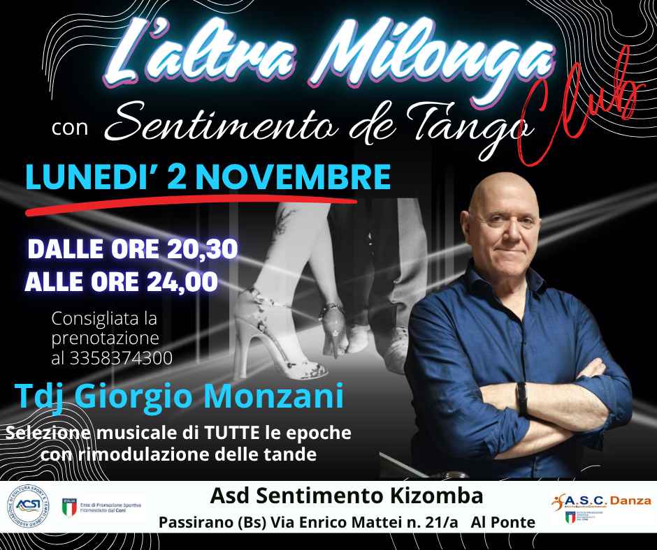 L'altra Milonga Club Con Sentimento De Tango Tdj Giorgio Monzani