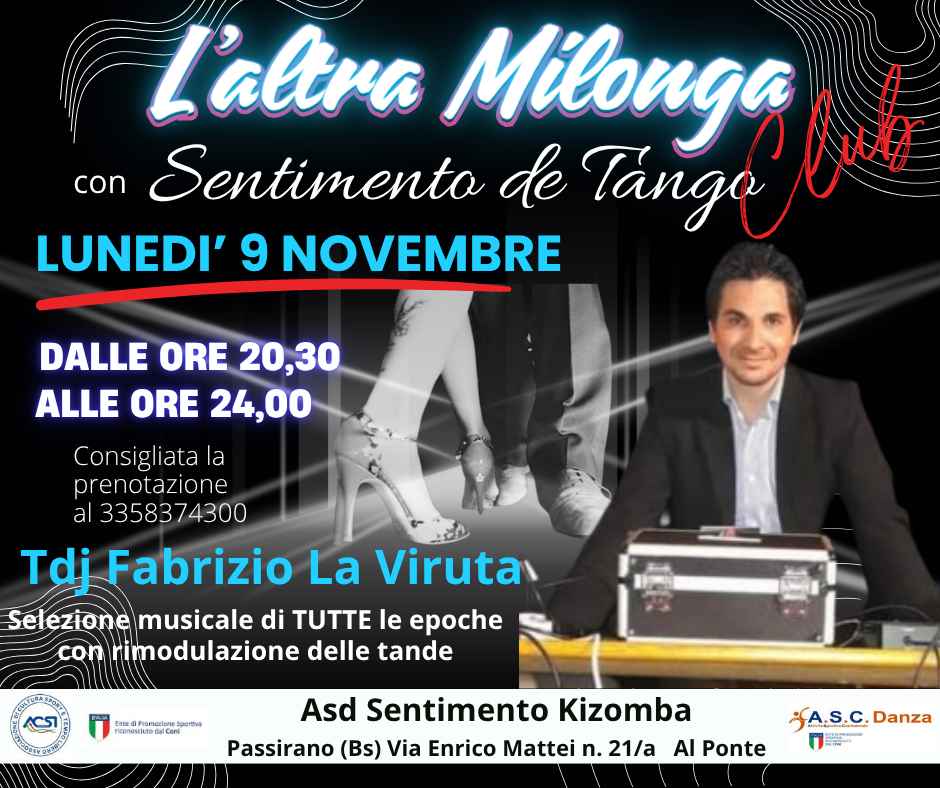 L'altra Milonga Club Con Sentimento De Tango Tdj Fabrizio La Viruta.