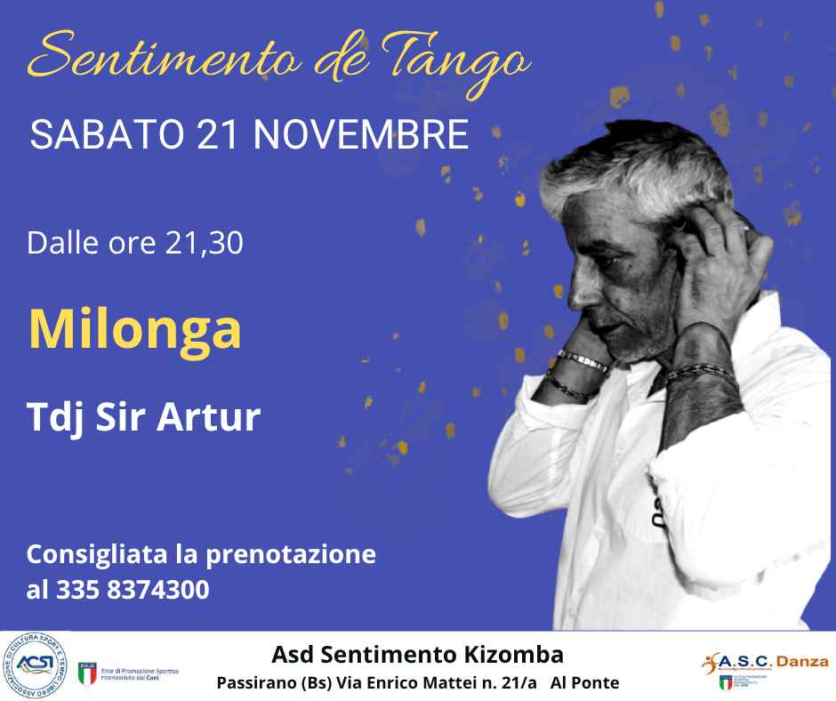 Milonga Sentimento De Tango con Tdj Sir Artur