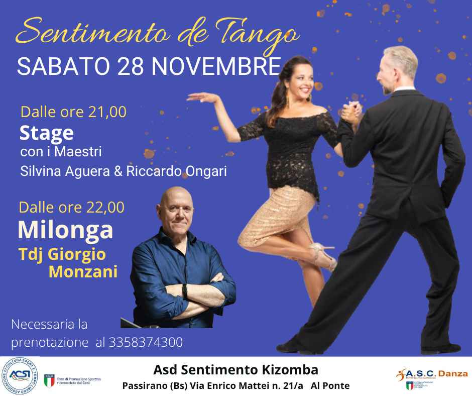 Milonga Sentimento De Tango con Tdj Giorgio Monzani